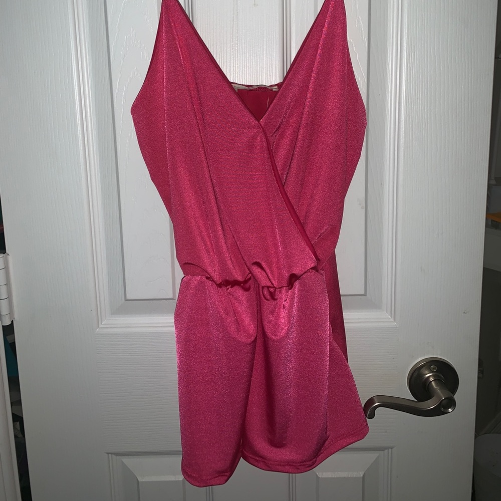 Pink Peplum Top